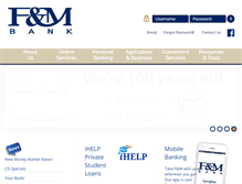Tablet Screenshot of fmb-ebank.com